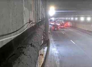 Debris Damages Cars in Prudential Tunnel debris-damages-cars-in-prudential-tunnel