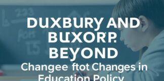 Duxbury and Beyond: Navigating the Shifts in Education Policy Duxbury and Beyond: Navigating the Changes in Education Policy