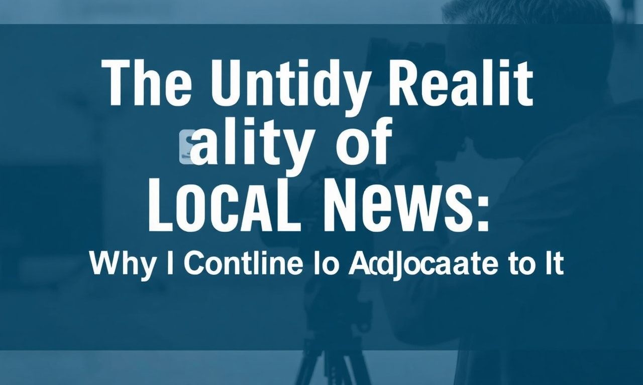 The Messy Truth About Local News: Why I'm Still Fighting for It