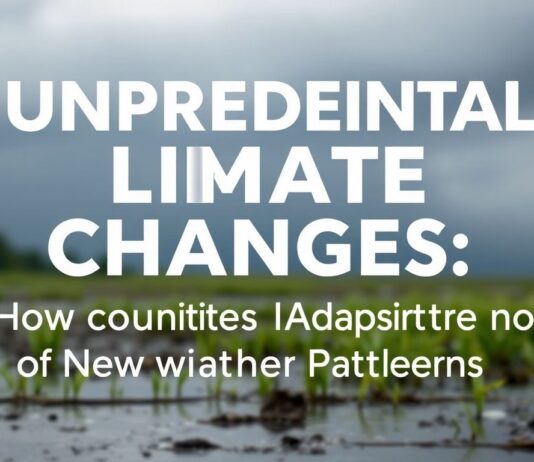 Unprecedented Climate Shifts: How Communities Are Adapting to New Weather Patterns Unprecedented Climate Changes: How Communities Are Adapting to New Weather Patterns