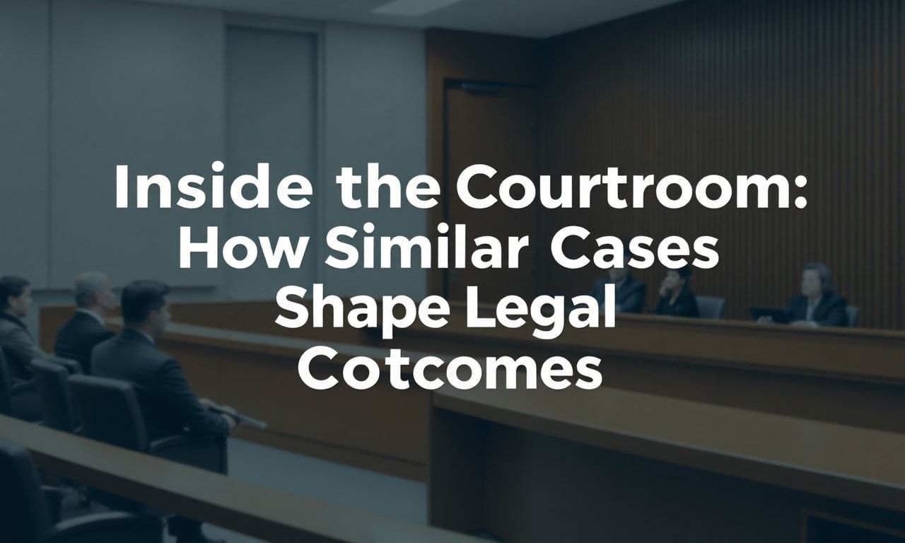 Inside the Courtroom: How Similar Cases Shape Legal Outcomes